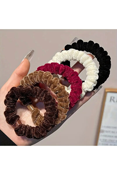 vikivin bebe 5'li Kadife Saç Lastiği Seti