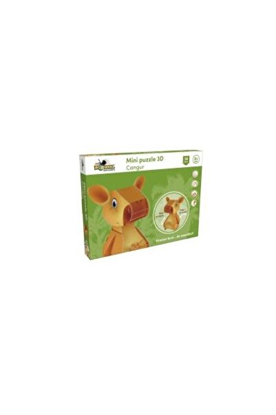 Noriel Mini Puzzle 3D - Cangur (14 piese)