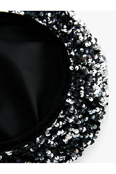 Koton Paillette Sequined Painter Hat