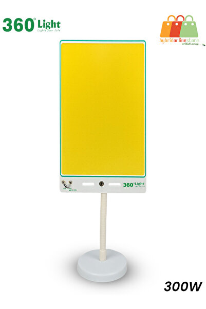 Generic مصباح تخييم 360 درجة 300 واط COB LED مع قاعدة مغناطيسية، وجهاز تحكم عن بعد، وقوة 12 فولت، وحقيبة حمل