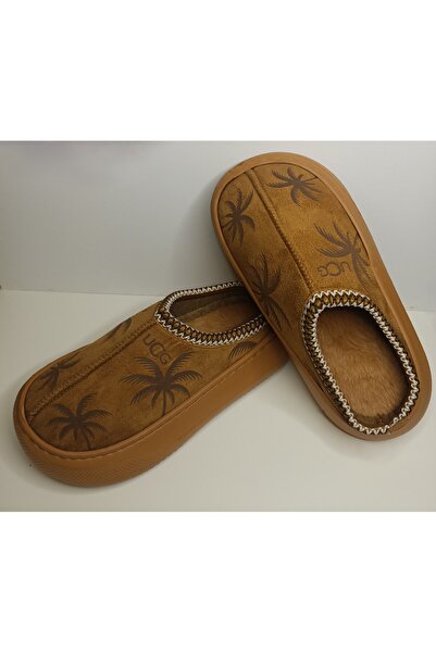 Huzurlu Adımlar Winter Plush Comfortable Slippers