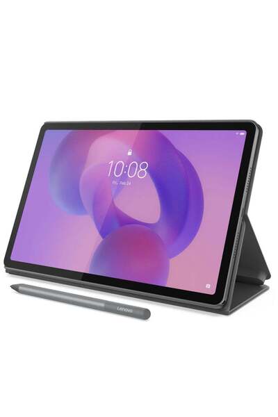 LENOVO Idea Tab 11-Inch Luna Grey 8GB RAM 256GB WiFi - Middle East Version With Pen and Folio Case