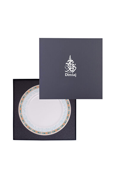 Dimlaj Wurood Porcelain Plate CB/3-Gold