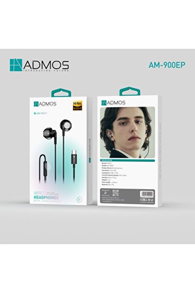 ADMOS سماعات أذن سلكية AM-900EP (TYPE-C)