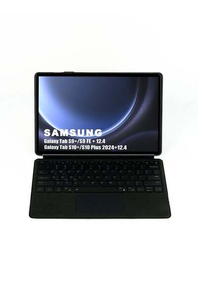 Generic English & Arabic 7-Color Backlit Detachable Keyboard Case with Touchpad for Samsung Galaxy Tab S10+/