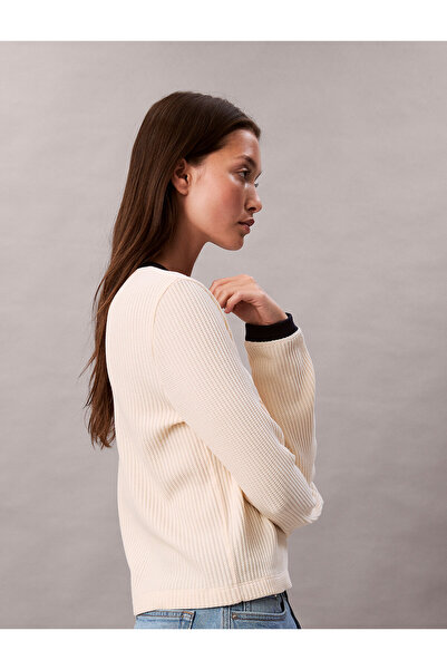 Calvin Klein Long Sleeve Waffle T-Shirt