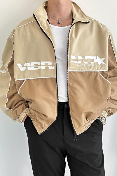 HAFKAGİYİM Cream Next-Gen Embroidery Detail Bomber Jacket