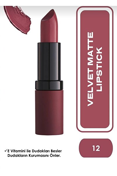 Golden Rose Velvet Matte Lıpstıck No:12 ( 1 ADET )