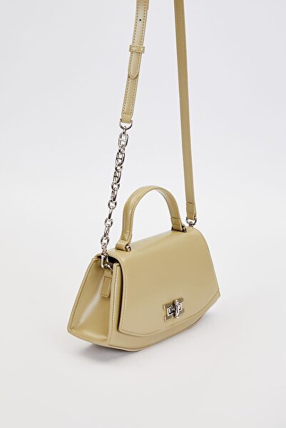 Levidor Green Geometric Model Shoulder Bag