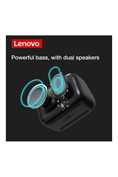 LENOVO TS13 Portable Subwoofer Stereo Speaker - Black