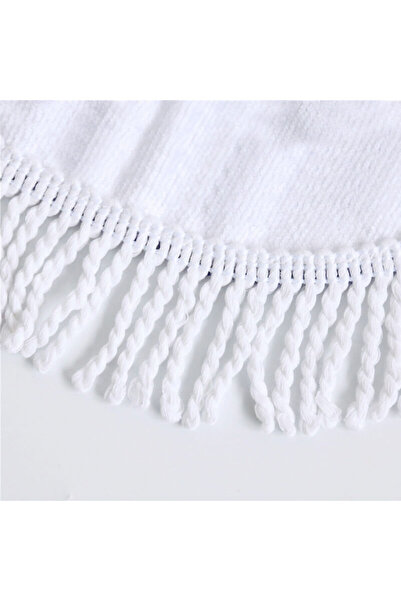 SMANIA Round Mandala Beach Towel, Design #1