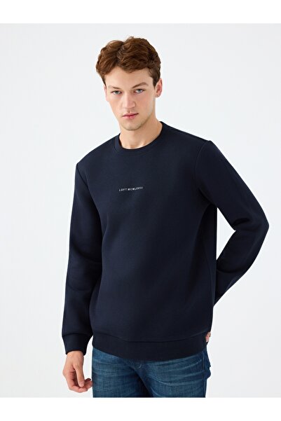 Loft Чоловіча толстовка Lf2034268 ТЕМНО-СИНЯ