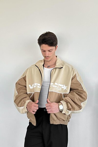 HAFKAGİYİM Cream Next-Gen Embroidery Detail Bomber Jacket