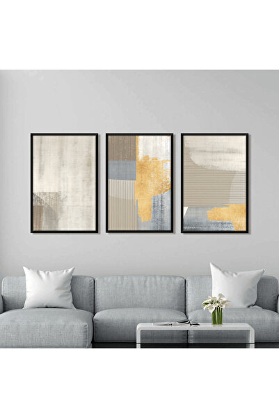 designadv Luxury three-piece canvas painting