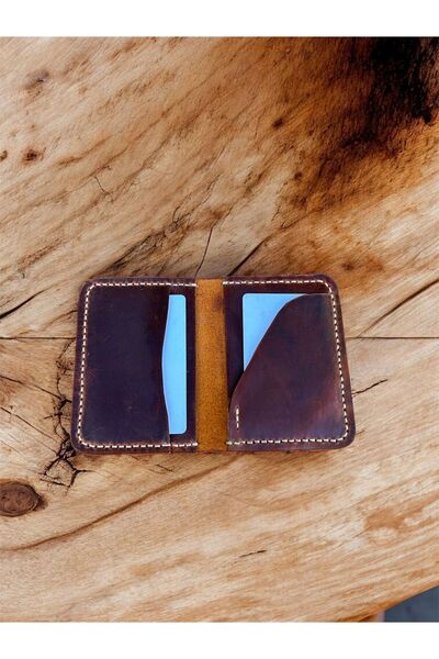 ParlaLeather محفظة بطاقات من الجلد الطبيعي مصنوعة يدويًا من Liberta للنساء وا...