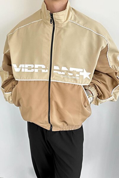 HAFKAGİYİM Cream Next-Gen Embroidery Detail Bomber Jacket