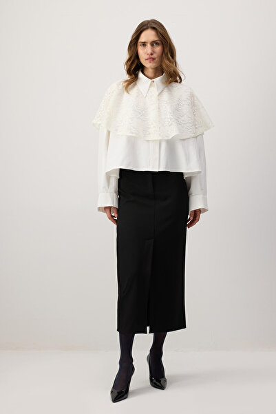 Touché Privé Lace Layered Oversized Shirt