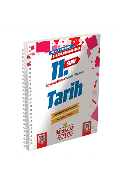 Murat Yayınları 11.Sınıf Tarih Öğrencim Defteri öğretmen elinden tamamı el ya...