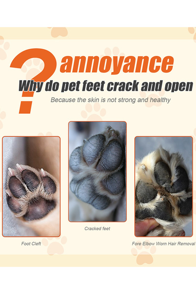 YEGBONG 50g Dog Paw Balm Pet Paw Wax Moisturizer Paw Pad Lotion Protects Heals Dry Cracked Damaged Foot Pad