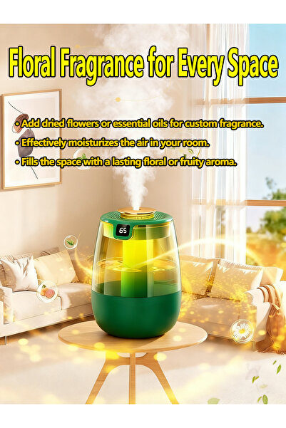 OEM Smart Humidifier with Aroma Diffuser - 3 Mist Levels, UV-C Sterilization & Auto Mode