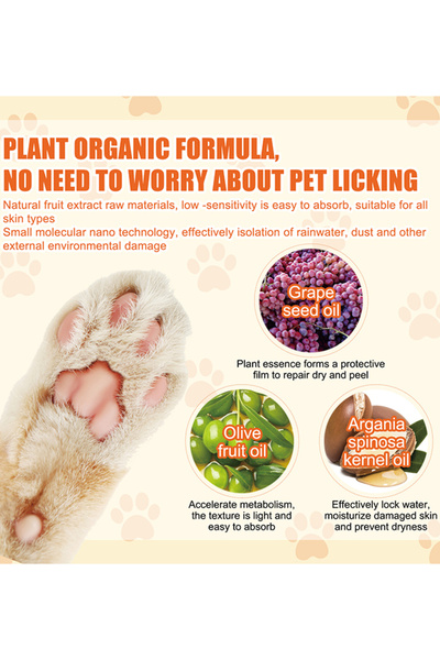 YEGBONG 50g Dog Paw Balm Pet Paw Wax Moisturizer Paw Pad Lotion Protects Heals Dry Cracked Damaged Foot Pad