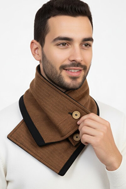 Wiforte Yumuşak Dokulu İçi Polar Dışı Kaşe Erkek Omuz ve Boyun Atkısı – Sıcak...