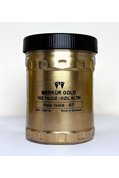 Merkürgold Metalik Pigment | Toz Yaldız - Pale Gold - 07 - 1 kg