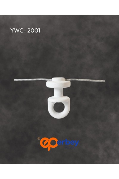 Erbey Plastik Döner Başlı İpli Rulet 50 Metre (ara Mesafe 6 Cm)