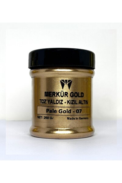 Merkürgold Metalik Pigment | Toz Yaldız - Pale Gold - 07 - 250gr