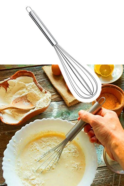 Kawimoda 30 cm Metal Whisk Egg Cake Soup Whisk Dowry Whisk