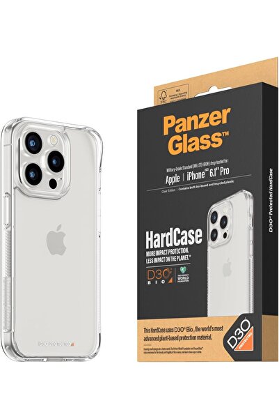 Panzer Glass جراب PanzerGlass الصلب المصنوع من مادة Bio-Based مع D3O لهاتف iP...
