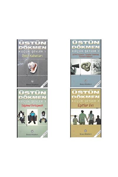 Remzi Kitabevi Küçük Şeyler - 1-2-3- 4 Kitap Set - Üstün Dökmen