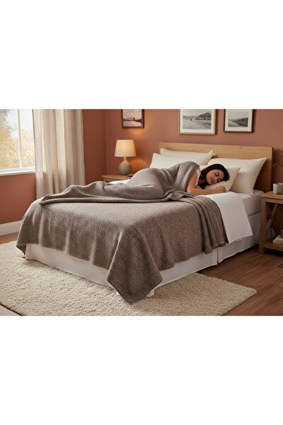 Arel Home Single Blanket Cloud Series 100% Cotton 150X220 cm Tv Blanket