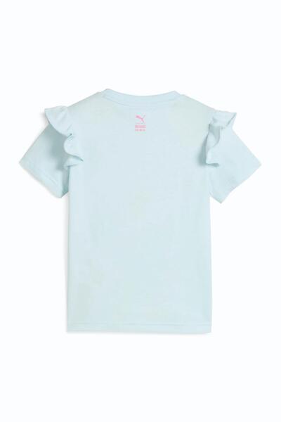 Puma Girl's Hello Kitty Printed Blue T-Shirt