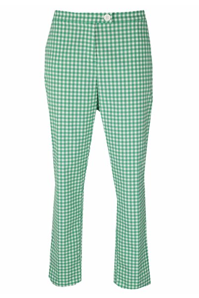 ORSAY Pantaloni Taya Verde Deschis - 46, verde, 64% poliester, 34% viscoză, 2...