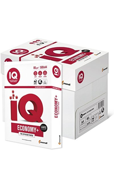Mondi Hartie copiator A4 IQ Economy+ 80 g/mp, 500 coli/top, 5 topuri/cutie