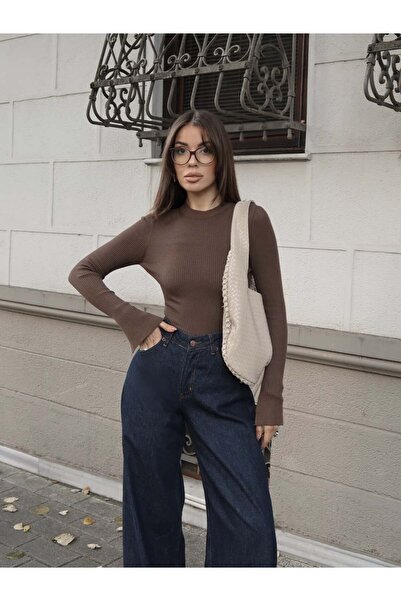 Swass سترة ليندي قماش مجدّل - بني مرير