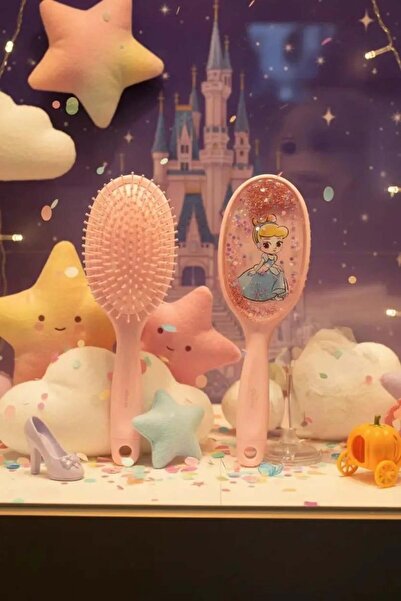 Disney Prenses Lisanslı Oval Saç Fırçası (Cinderella)