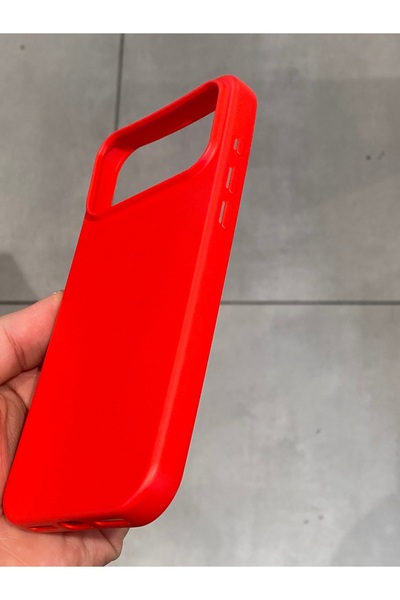 Mee.co iPhone 17 Pro Max Compatible Shock-Absorbing Velvet-Lined Launch Silicone Case