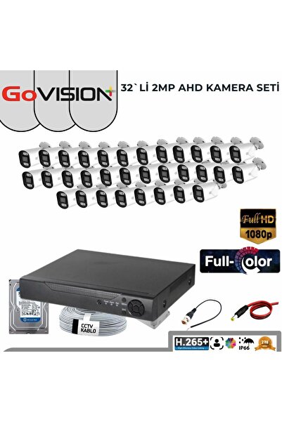 Go Vision Govision 32`li 2mp 3.6 Lensli Ahd Kamera Seti