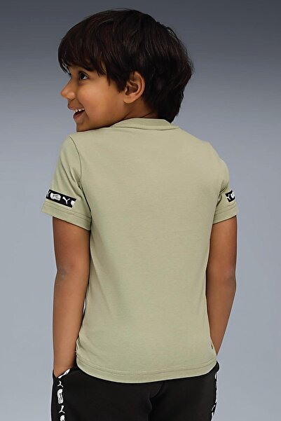 Puma X Hot Wheels Children's Light Green T-Shirt