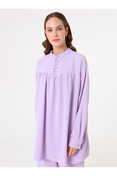 Refka Brit Detailed Aerobin Suit - Lilac -