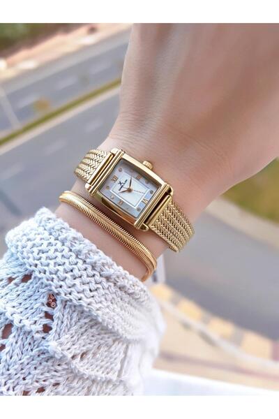 Daniel Klein Steel Mesh Strap 2 Years Warranty 3Atm Water Resistant Women's Wristwatch+Bracelet 109702