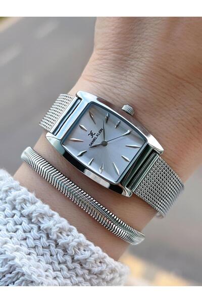 Daniel Klein Steel Mesh Cord 2 Years Warranty 3Atm Water Resistant Women's Wristwatch+Bracelet B141191