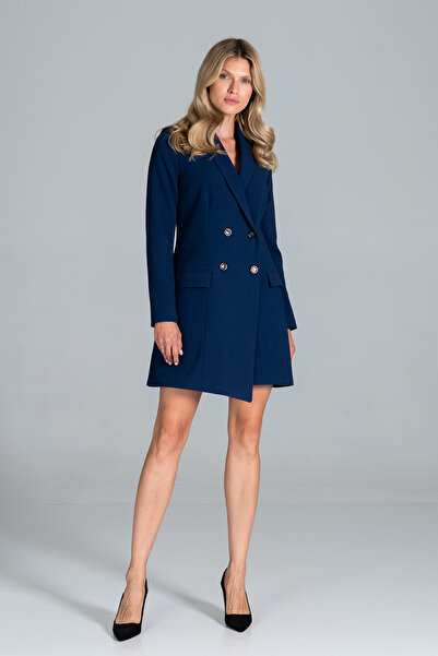 Figl Elegant Double-Breasted jacket, navy blue - M822 size M