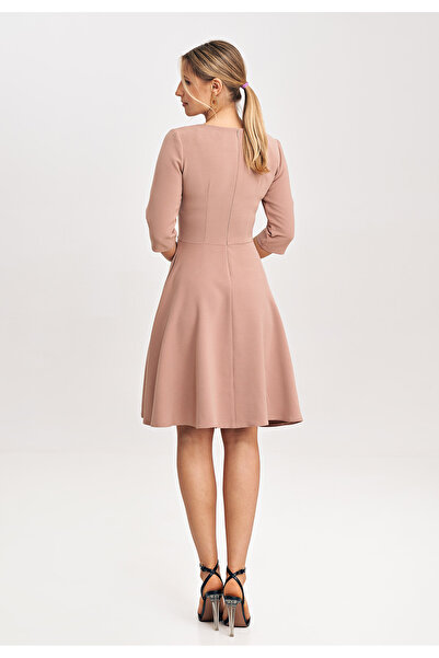 Figl Everyday flared midi dress, pink M1029, size L