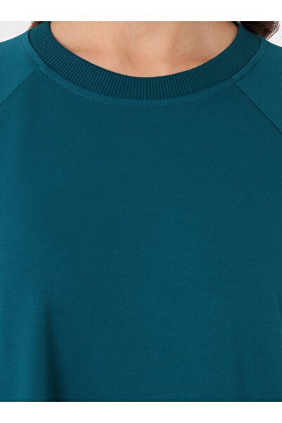 Benin Soft Buttoned Hijab Dress - Dark Emerald -