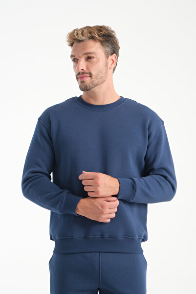 kaphone 10 Men's Pamulu 3 Thread Inside Fleece 0 Collar Tracksuit Set