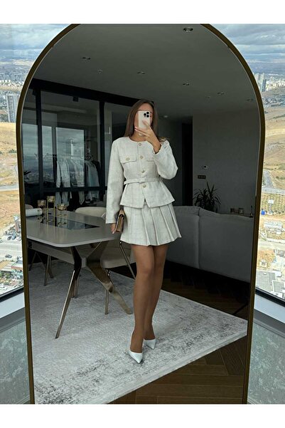 ln8 Eternel Koleksiyonu | Ceket Gold Bej