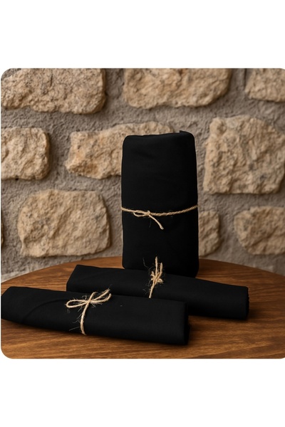 dafne moda Sheet Set Single Size Black